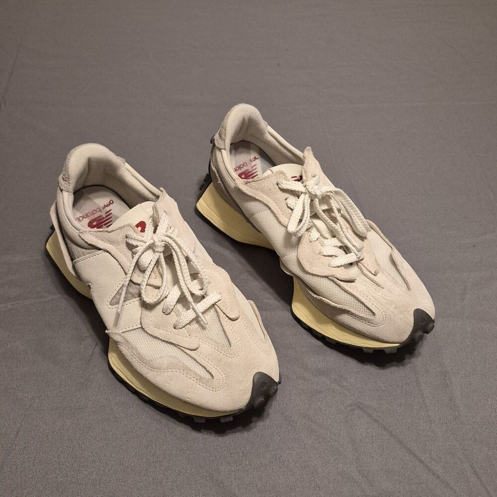 New Balance 327 Women Size 9 Sea Salt Raincloud Running Shoes Sneakers U327WRB - Picture 3 of 6